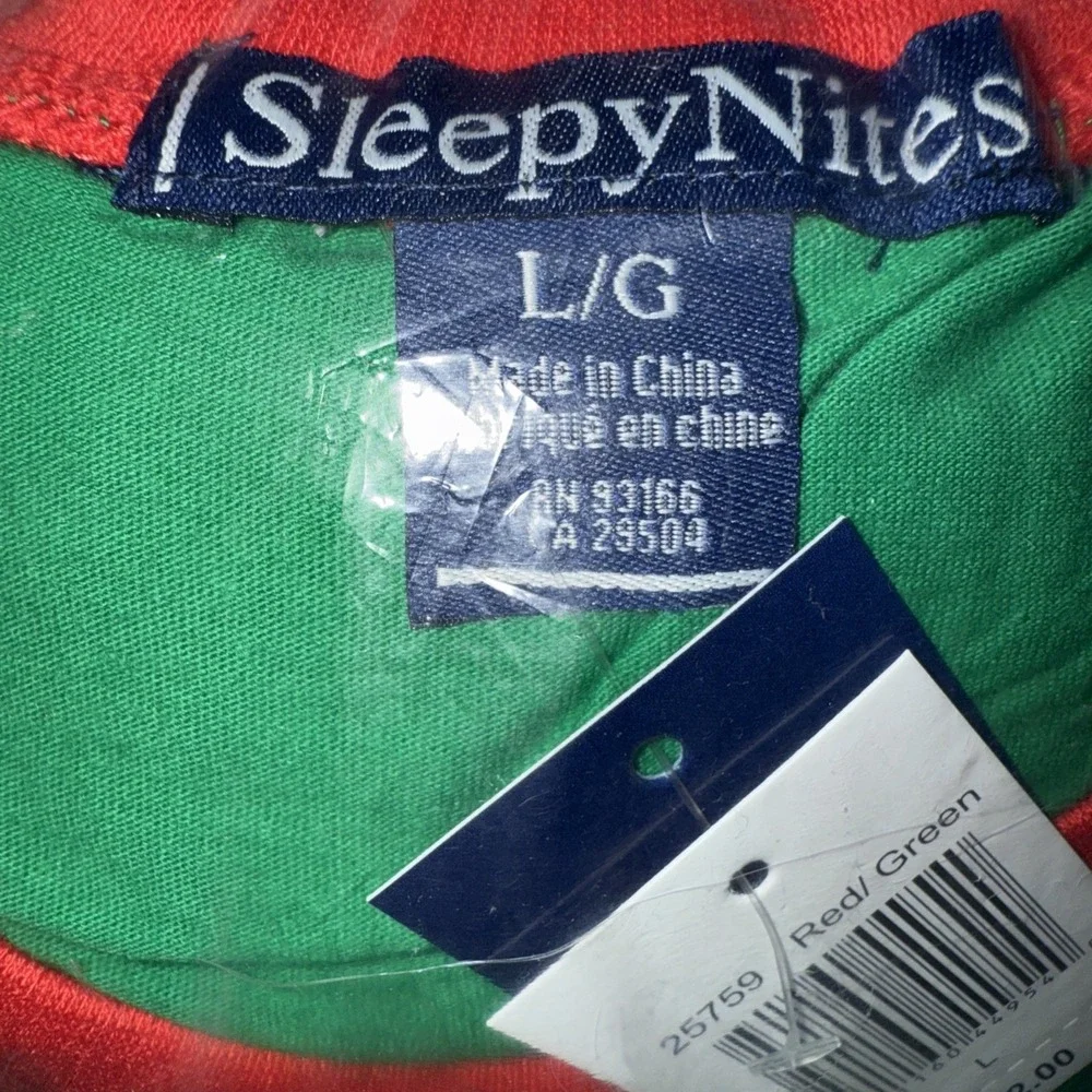 Mens Sleepy Nites Size‎ Large Crushed It Nut Cracker Pajama Set Msrp $42